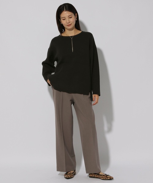 Elura(エルーラ)の「スリムウォームセミフレアパンツ/249467(その他パンツ・レディース・ブラック系その他/ブラウン系その他/ダークネイビー/ライトグレー・FREE(S)/LARGE/MEDIUM/X-LARGE)」の20枚目の写真