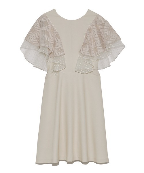 B02163 Lily Brown レース半袖ワンピース B02163 Lily Brown レース半袖ワンピース