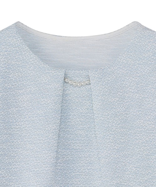 TOKYO SHIRTS（トウキョウシャツ）の「チャーム付ブラウス ツイード風 長袖 レディース（シャツ/ブラウス・レディース・サックスブルー/グレー・L/M/LL）」の15枚目の写真