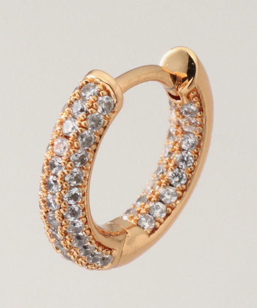 FRAMeWORK(フレームワーク)の「LUVAJ THE REVERSIBLE AMALFI HOOP(ピアス(両耳用)・レディース・ゴールド・FREE)」の4枚目の写真