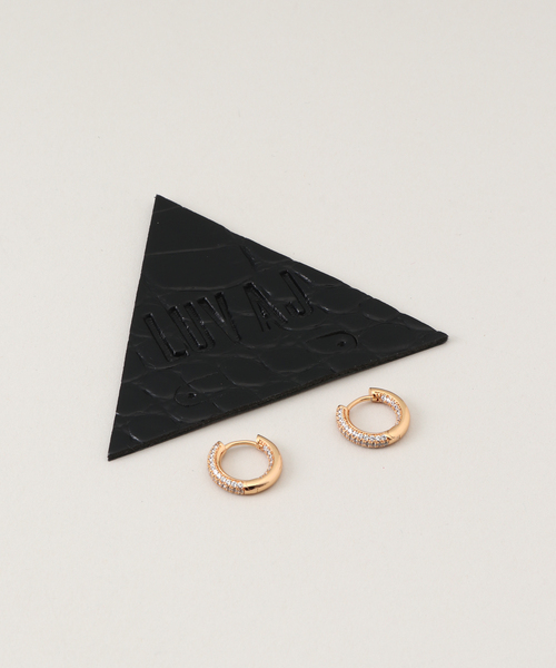 FRAMeWORK(フレームワーク)の「LUVAJ THE REVERSIBLE AMALFI HOOP(ピアス(両耳用)・レディース・ゴールド・FREE)」の5枚目の写真