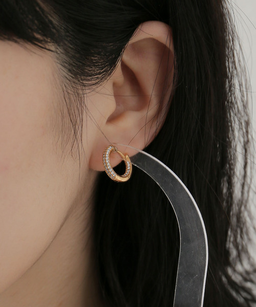 LUVAJ THE REVERSIBLE AMALFI HOOP（ピアス（両耳用））｜FRAMeWORK