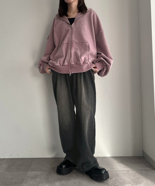 切り替えピグメントパーカー【ZOZOTOWN限定アイテム】（パーカー