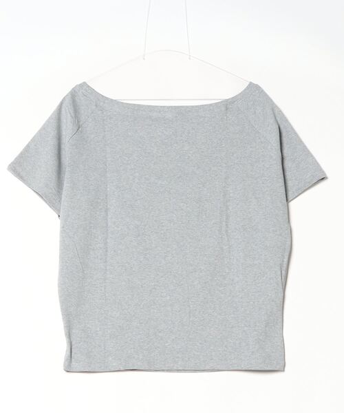 Dream garden(ドリームガーデン)の「2wayオフショルダーTシャツ(Tシャツ/カットソー・レディース・レッド/ホワイト/ネイビー/ブラック/グレー・FREE)」の6枚目の写真