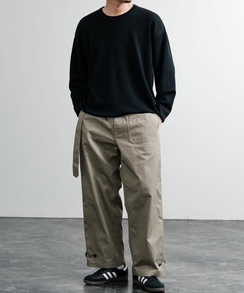 M35フランス軍モーターサイクルワイドストレートパンツ（その他パンツ