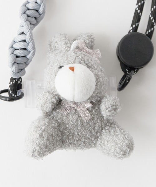 セール】Plush phone shoulder/もこもこぬいぐるみ付きスマホ