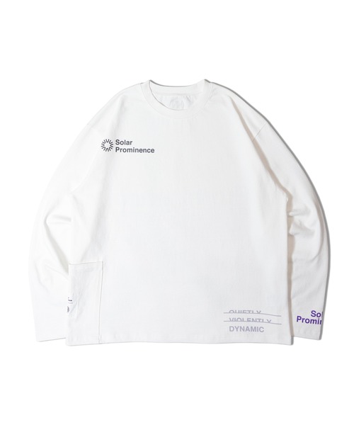 JACKROSE（ジャックローズ）の「BAYCANT ﾗﾝﾀﾞﾑﾛｺﾞﾌﾟﾘﾝﾄ L/S TEE（Tシャツ/カットソー・メンズ・ブラック/ホワイト/ライトグレー・M/L/XL）」の4枚目の写真