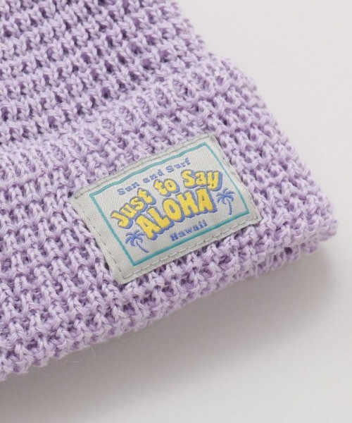 Kahiko（カヒコ）の「【Kahiko】オルオルニットキャップ（ニットキャップ/ビーニー・レディース・オレンジ/ブルー/パープル/ベージュ/ホワイト・FREE）」の9枚目の写真
