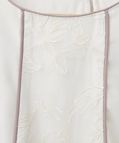 natural couture（ナチュラルクチュール）の「フロントレース使いキャンディ袖ブラウス（シャツ/ブラウス・レディース・ピンク/グレー/アイボリー/グレイッシュベージュ・FREE）」の22枚目の写真