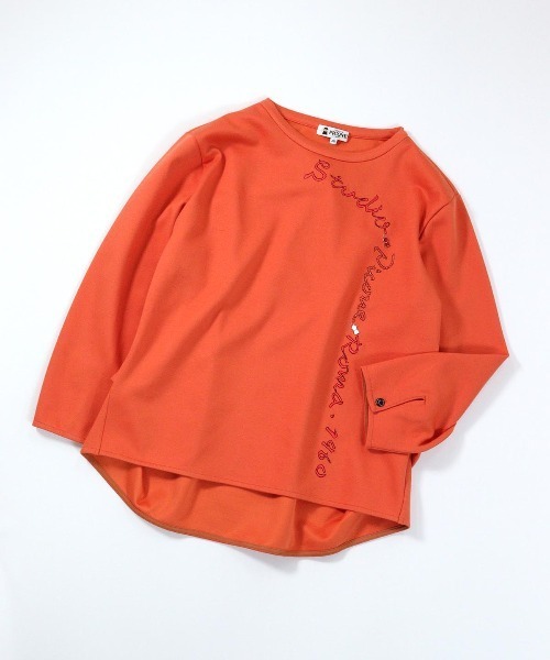 STUDIO PICONE(スタジオピッコーネ)の「サイドタックプルオーバー(Tシャツ/カットソー・レディース・ホワイト/イエロー/オレンジ/ブラック・L/M/LL)」の4枚目の写真