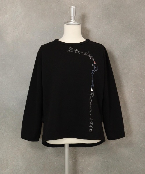 STUDIO PICONE(スタジオピッコーネ)の「サイドタックプルオーバー(Tシャツ/カットソー・レディース・ホワイト/イエロー/オレンジ/ブラック・L/M/LL)」の9枚目の写真