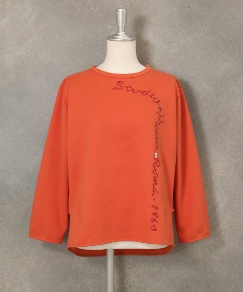 STUDIO PICONE(スタジオピッコーネ)の「サイドタックプルオーバー(Tシャツ/カットソー・レディース・ホワイト/イエロー/オレンジ/ブラック・L/M/LL)」の11枚目の写真
