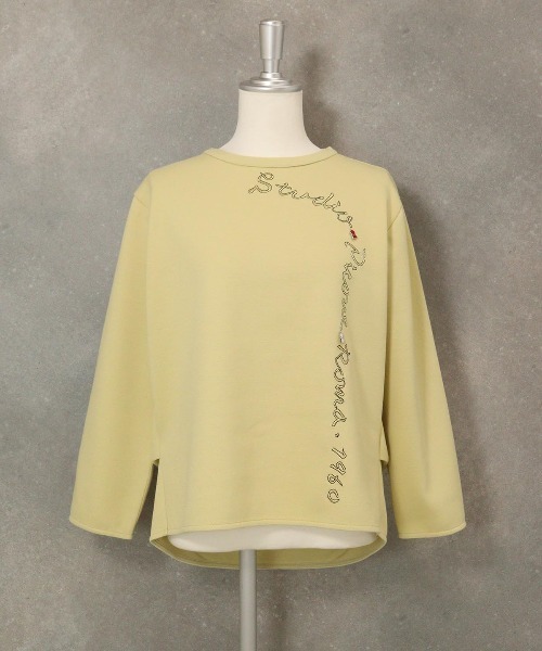 STUDIO PICONE(スタジオピッコーネ)の「サイドタックプルオーバー(Tシャツ/カットソー・レディース・ホワイト/イエロー/オレンジ/ブラック・L/M/LL)」の12枚目の写真
