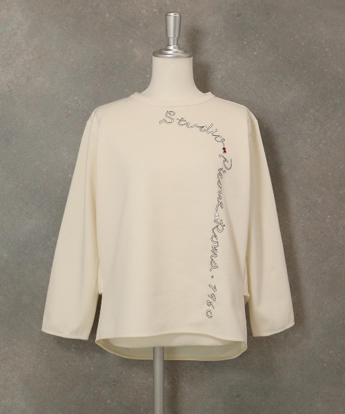 STUDIO PICONE(スタジオピッコーネ)の「サイドタックプルオーバー(Tシャツ/カットソー・レディース・ホワイト/イエロー/オレンジ/ブラック・L/M/LL)」の10枚目の写真