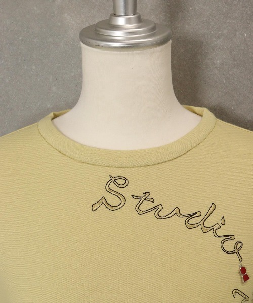 STUDIO PICONE(スタジオピッコーネ)の「サイドタックプルオーバー(Tシャツ/カットソー・レディース・ホワイト/イエロー/オレンジ/ブラック・L/M/LL)」の15枚目の写真