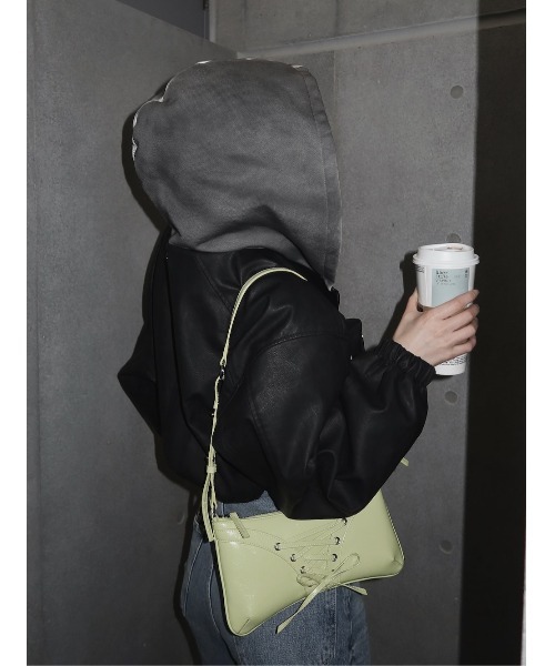 セール】スウェットフーディーレザージャケット（その他アウター