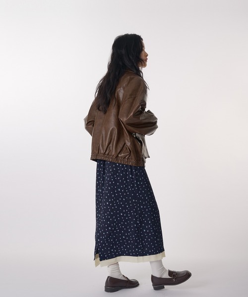 MUHET（ミュエータ）の「assorted blouson / アソートブルゾン（ブルゾン・レディース・インディゴブルー/ブラウン・FREE）」の13枚目の写真