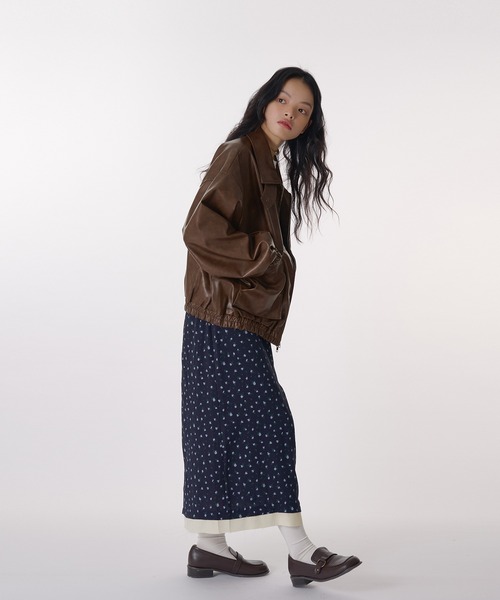 MUHET（ミュエータ）の「assorted blouson / アソートブルゾン（ブルゾン・レディース・インディゴブルー/ブラウン・FREE）」の12枚目の写真