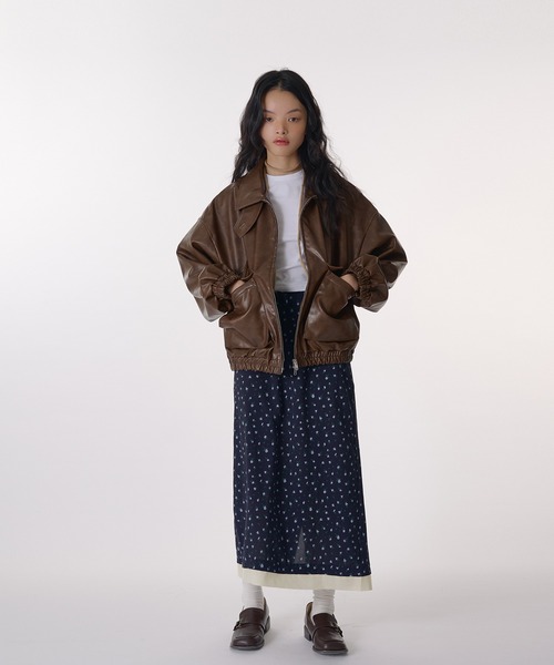 MUHET（ミュエータ）の「assorted blouson / アソートブルゾン（ブルゾン・レディース・インディゴブルー/ブラウン・FREE）」の11枚目の写真