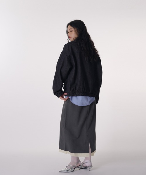 MUHET（ミュエータ）の「assorted blouson / アソートブルゾン（ブルゾン・レディース・インディゴブルー/ブラウン・FREE）」の20枚目の写真