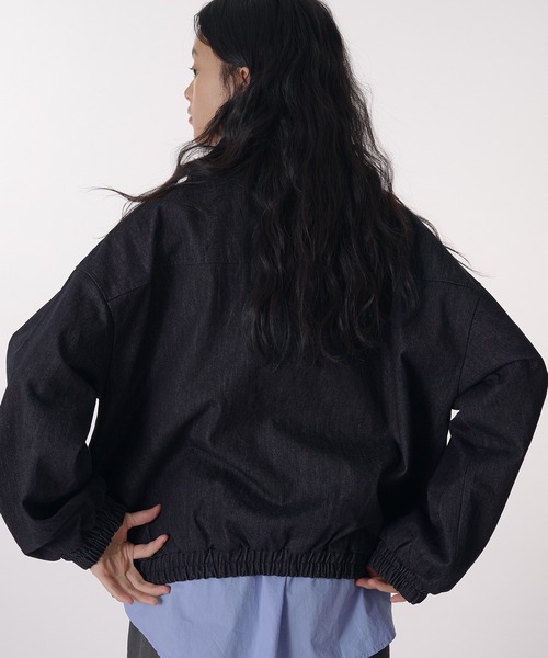 MUHET（ミュエータ）の「assorted blouson / アソートブルゾン（ブルゾン・レディース・インディゴブルー/ブラウン・FREE）」の17枚目の写真