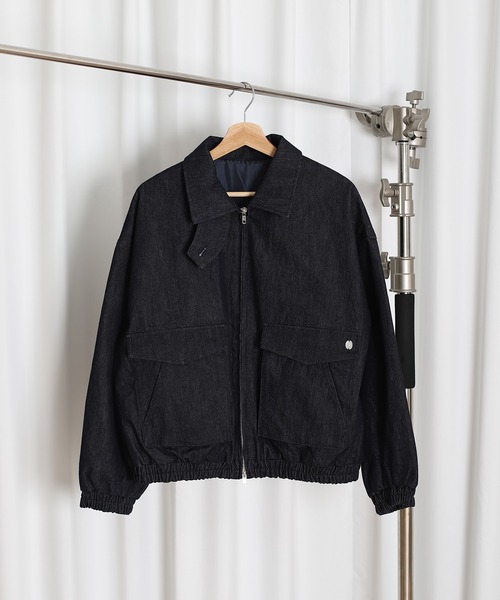 MUHET（ミュエータ）の「assorted blouson / アソートブルゾン（ブルゾン・レディース・インディゴブルー/ブラウン・FREE）」の14枚目の写真