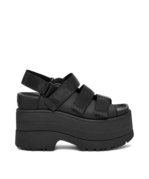 UGG（アグ）の「UGG / GOLDEN RISE（サンダル・レディース・ブラック/ライトベージュ・8/7/6）」の8枚目の写真
