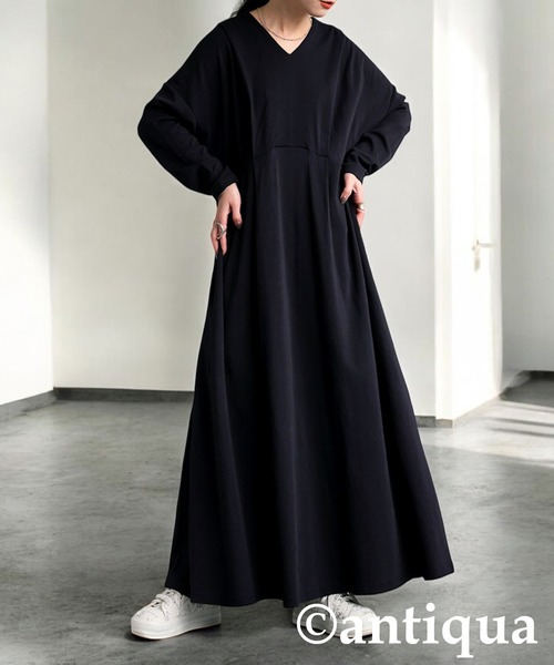 antiqua（アンティカ）の「カットソーワンピース（ワンピース・レディース・ブラック・ONESIZE）」の12枚目の写真