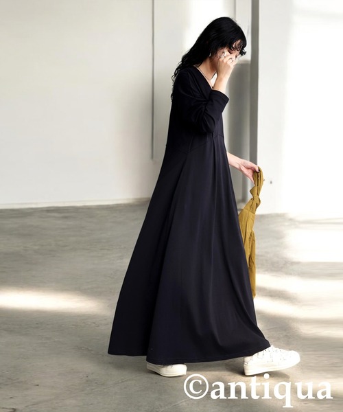 カットソーワンピース（ワンピース）｜antiqua（アンティカ）の