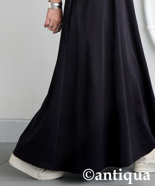 antiqua（アンティカ）の「カットソーワンピース（ワンピース・レディース・ブラック・ONESIZE）」の5枚目の写真