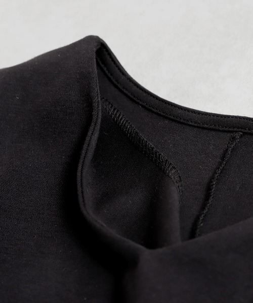 antiqua（アンティカ）の「カットソーワンピース（ワンピース・レディース・ブラック・ONESIZE）」の10枚目の写真