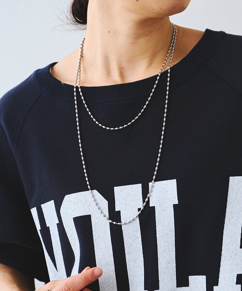 RIVE DROITE（リヴドロワ）の「【R.good（アールドットグッド）】オーバルボールロングネックレス（ネックレス・レディース・シルバー/ゴールド・FREE）」の6枚目の写真