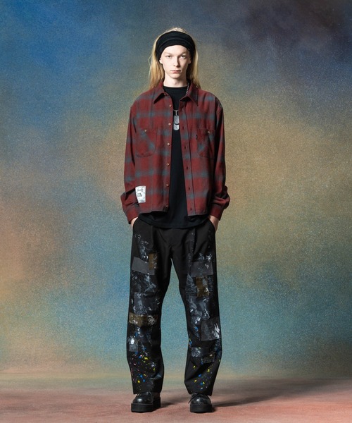 glamb（グラム）の「Unplugged Atelier Wide Slacks / アンプラグドアトリエワイドスラックス（スラックス・メンズ・ブラック/カーキ・S/M/L）」の6枚目の写真