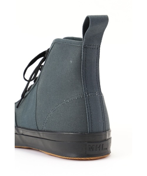 MHL.（エムエイチエル）の「HIGH TOP CANVAS TRAINERS（スニーカー・メンズ・ベージュ系その他2/グレー系その他7・26.0/28.0/27.0）」の6枚目の写真