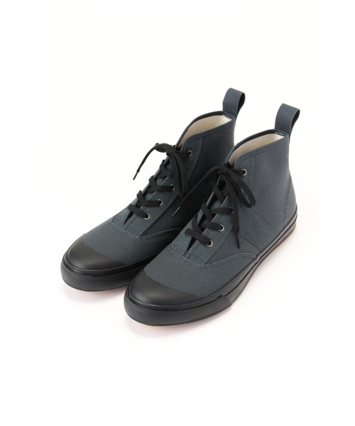MHL.（エムエイチエル）の「HIGH TOP CANVAS TRAINERS（スニーカー・メンズ・ベージュ系その他2/グレー系その他7・26.0/28.0/27.0）」の7枚目の写真