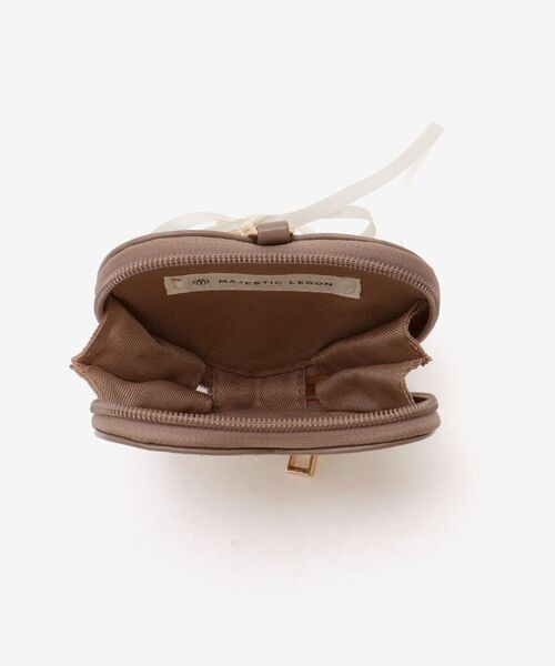 MAJESTIC LEGON（マジェスティックレゴン）の「SZKコラボ ハートチャームポーチ（ポーチ・レディース・ピンク/モカ/アイボリー・FREE）」の14枚目の写真