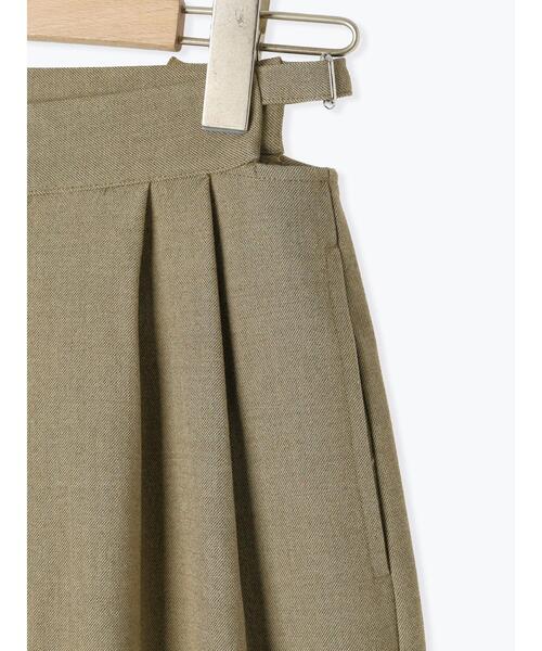 so4u(ソーフォーユー)の「折り返しワイドスラックス(その他パンツ・レディース・オフホワイト/オリーブ・M/S)」の6枚目の写真