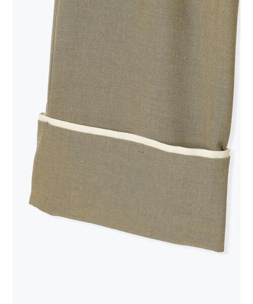 so4u(ソーフォーユー)の「折り返しワイドスラックス(その他パンツ・レディース・オフホワイト/オリーブ・M/S)」の7枚目の写真