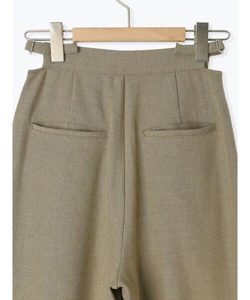so4u(ソーフォーユー)の「折り返しワイドスラックス(その他パンツ・レディース・オフホワイト/オリーブ・M/S)」の8枚目の写真