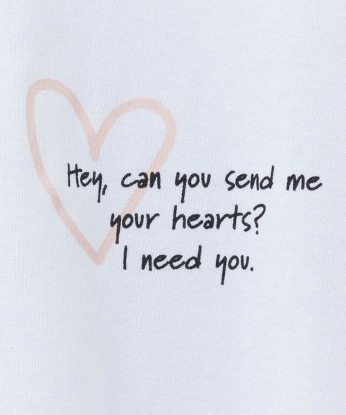 Mac-House（マックハウス）の「【通学に最適】綿100％　T-GRAPHICS ガールズ フレンチスリーブプリンTシャツ（Tシャツ/カットソー・キッズ・ホワイト/ピンク・120/130/150/160/140）」の7枚目の写真