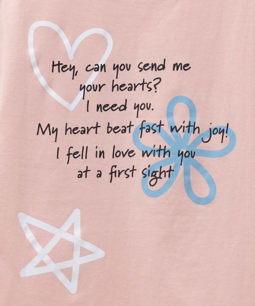 Mac-House（マックハウス）の「【通学に最適】綿100％　T-GRAPHICS ガールズ フレンチスリーブプリンTシャツ（Tシャツ/カットソー・キッズ・ホワイト/ピンク・120/130/150/160/140）」の11枚目の写真