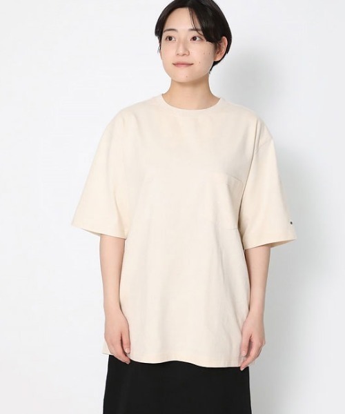 Snow Peak(スノーピーク)の「Snow Peak / Recycled Cotton T-Shirt リサイクルコットンTシャツ(Tシャツ/カットソー・メンズ・ブルー/オートミール/ブラック/グレー・L/S/XL/M/1)」の3枚目の写真