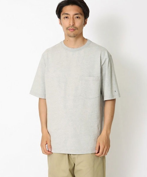Snow Peak(スノーピーク)の「Snow Peak / Recycled Cotton T-Shirt リサイクルコットンTシャツ(Tシャツ/カットソー・メンズ・ブルー/オートミール/ブラック/グレー・L/S/XL/M/1)」の2枚目の写真