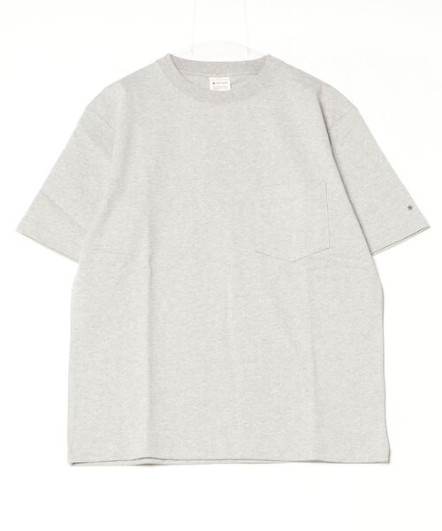 Snow Peak(スノーピーク)の「Snow Peak / Recycled Cotton T-Shirt リサイクルコットンTシャツ(Tシャツ/カットソー・メンズ・ブルー/オートミール/ブラック/グレー・L/S/XL/M/1)」の11枚目の写真