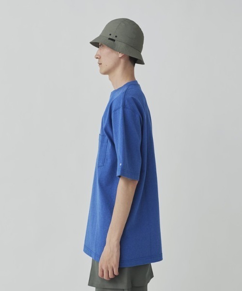 Snow Peak(スノーピーク)の「Snow Peak / Recycled Cotton T-Shirt リサイクルコットンTシャツ(Tシャツ/カットソー・メンズ・ブルー/オートミール/ブラック/グレー・L/S/XL/M/1)」の6枚目の写真