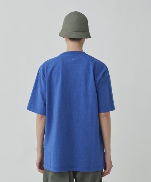 Snow Peak(スノーピーク)の「Snow Peak / Recycled Cotton T-Shirt リサイクルコットンTシャツ(Tシャツ/カットソー・メンズ・ブルー/オートミール/ブラック/グレー・L/S/XL/M/1)」の7枚目の写真