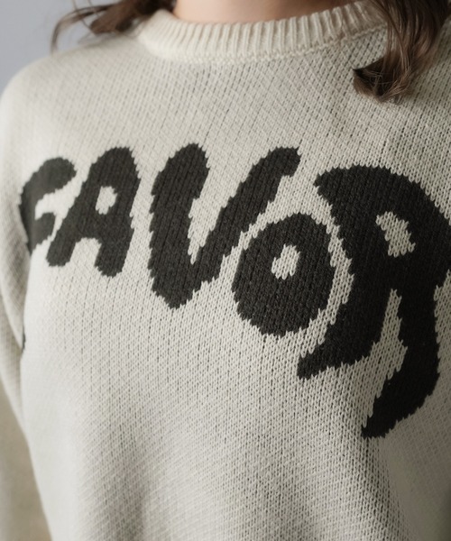 SPINNS（スピンズ）の「ショート丈ニット/FAVOR（ニット/セーター・レディース・チャコール/アイボリー/ブラウン/ネイビー・ONESIZE）」の20枚目の写真