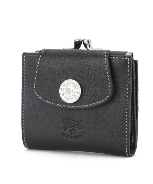 ■IL BISONTE■SINCE 1970 MEDAL フラップ付がま口財布 unisex IL BISONTE / WALLET / Since 1970 MEDAL / 2025 SPRING SUMMER