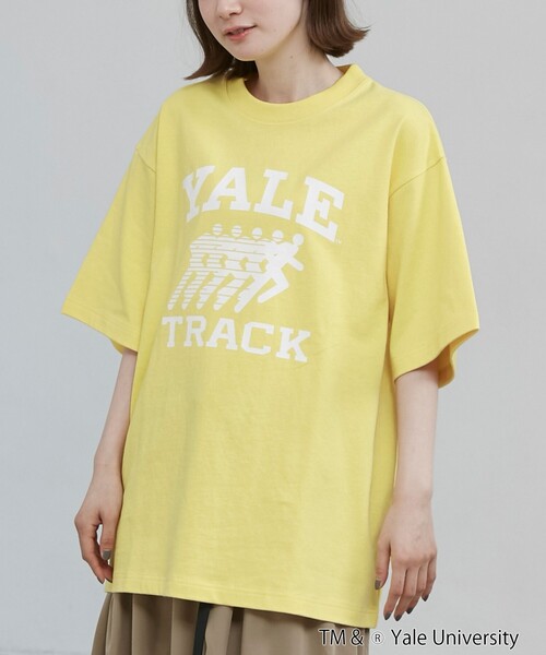 coen(コーエン)の「YALE別注 カレッジプリントTシャツ(Tシャツ/カットソー・メンズ・ホワイト/ネイビー/グレー/イエロー/コバルトブルー・M/L/XL)」の5枚目の写真