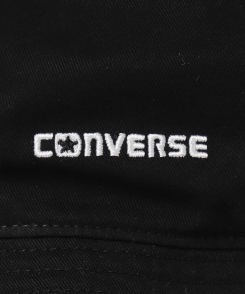 CONVERSE（コンバース）の「∴WEGO/CONVERSE TWILL NEW LOGO BUCKETHAT（ハット・レディース・ブラック/ベージュ/ホワイト・FREE）」の9枚目の写真